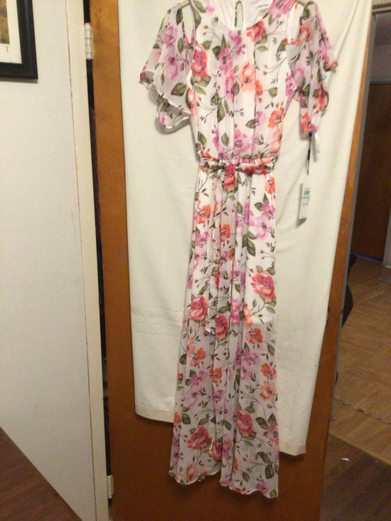 Calvin Klein Dresses & Skirts - Calvin Klein floral ,boho ,whimsical,modest midi dress SZ 8 NWT